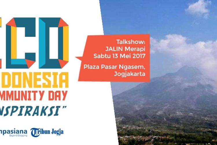 Talkshow JALIN Merapi akan digelar pada 13 Mei 2017 di Plaza Ngasem, Yogyakarta.