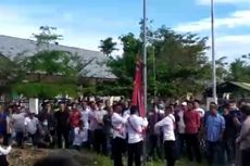 Bendera Bulan Bintang Saat Ulang Tahun GAM Berkibar di Lhokseumawe