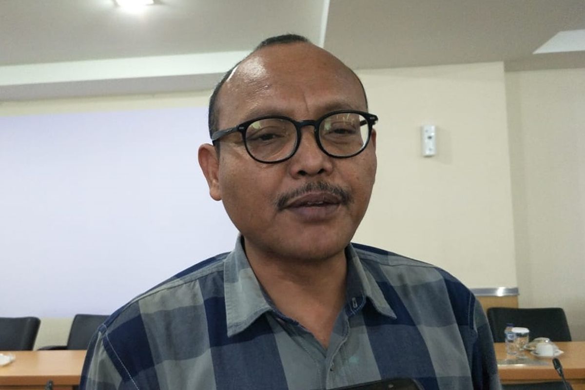 Wakil Ketua DRPR DKI Non Definitif (sementara) Syarif di Gedung DPRD DKI Jakarta, Jakarta Pusat, Rabu (28/8/2019)