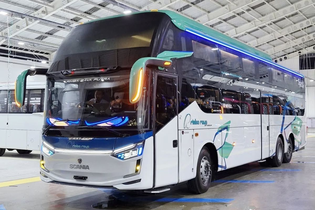 Bus baru PO Rimba Raya