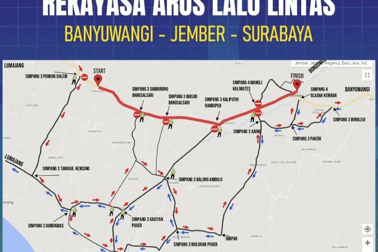 Tajemtra Diikuti 25 Ribu Peserta, Masyarakat Diimbau Hindari Rute Gerak Jalan