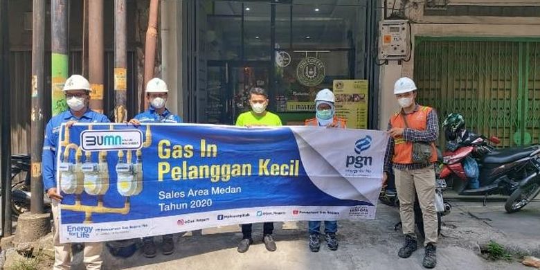 PGN Area Medan perluas penggunaan gas bumi kepada pelanggan kecil.