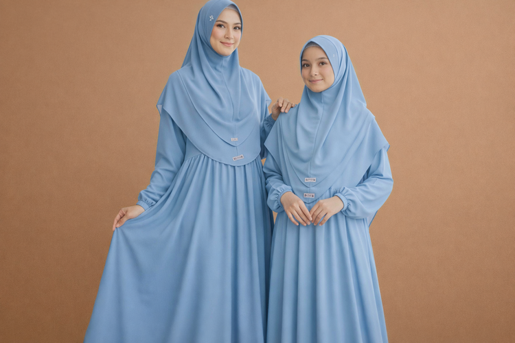 Gamis Syar?i dengan Siluet Longgar
