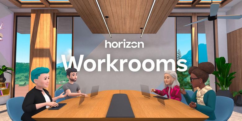 Parah! Facebook Perkenalkan Horizon Workrooms, Aplikasi Kantor Virtual Berbasis VR