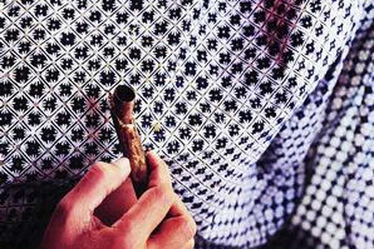 Batik Bayat dari perajin di Desa Jarum, Kecamatan Bayat, Kabupaten Klaten, Jawa Tengah.