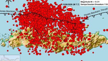 4.258 Gempa Susulan Tercatat Pascagempa M 7,7 Flores, BMKG Ungkap Polanya