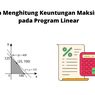Cara Menghitung Keuntungan Maksimum pada Program Linear