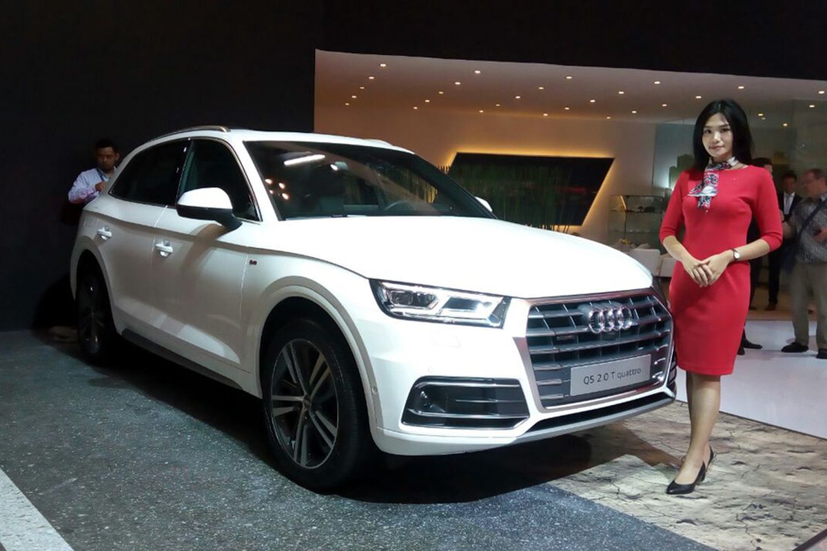 Audi Q5 generasi kedua saat dipamerkan di GIIAS 2017.