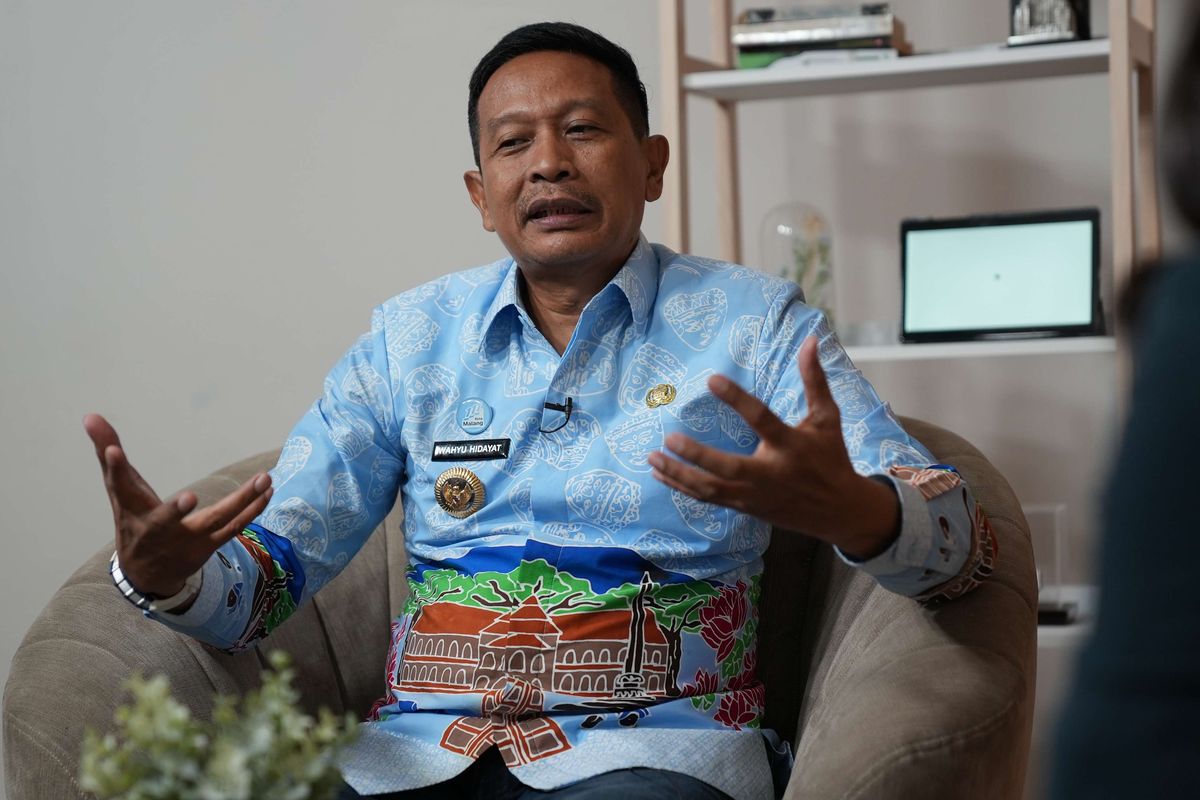 Walikota Malang Wahyu Hidayat dalam program Nusaraya Kompas.com, Jumat (23/5/2025).
