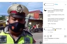 Viral Video Kecelakaan Terjadi Saat Polisi Beri Imbauan Pengendara Hati-hati di Jalan