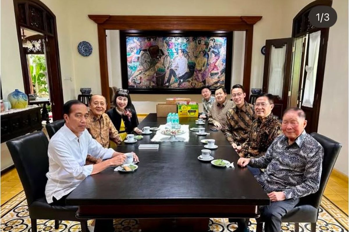 Update IG Foto Bareng Keluarga Riady, Jokowi: Saya Sangat Hargai Silaturahmi Ini