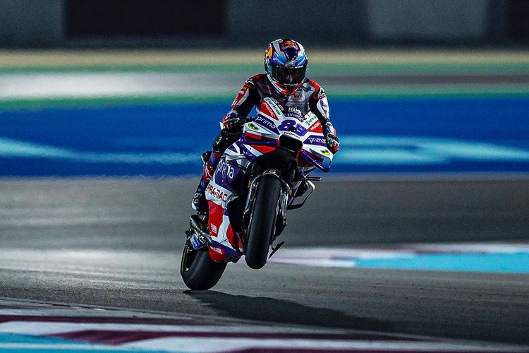 Jorge Martin saat berlaga pada MotoGP Qatar 2023