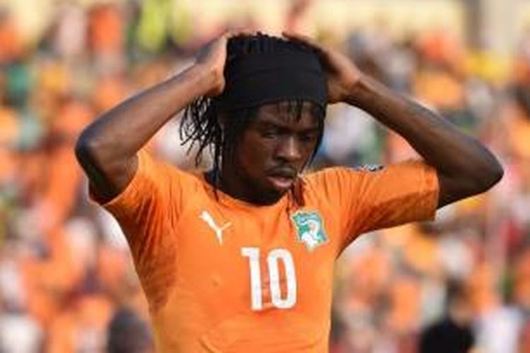 Penyerang tim nasional Pantai Gading, Gervinho.