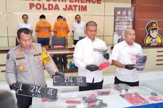 Polisi Sita 5 Pucuk Airsoft Gun dari 3 Tersangka Penembakan di Surabaya