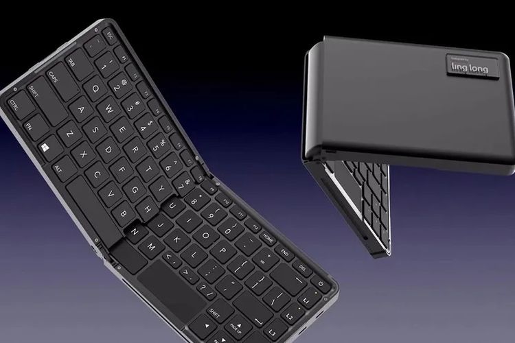 PC berbentuk keyboard lipat dari pabrikan Linglong asal China