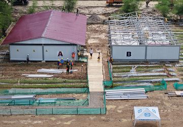 7 Blok Bangunan Huntara di Aceh Tamiang Siap Dihuni