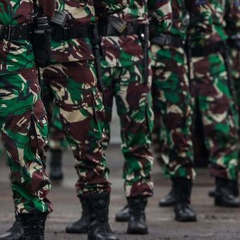 Ilustrasi prajurit TNI.