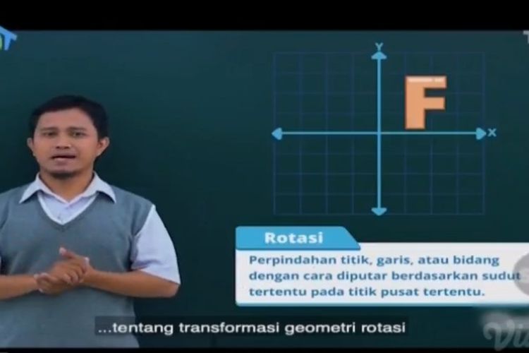 Tangkapan layar Program Belajar dari Rumah di TVRI
