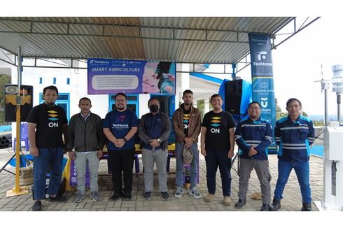 Techbros Pamerkan Teknologi Pertanian ke Petani di Food Estate Humbahas