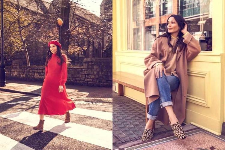 Freida Pinto dalam kampanye Clarks