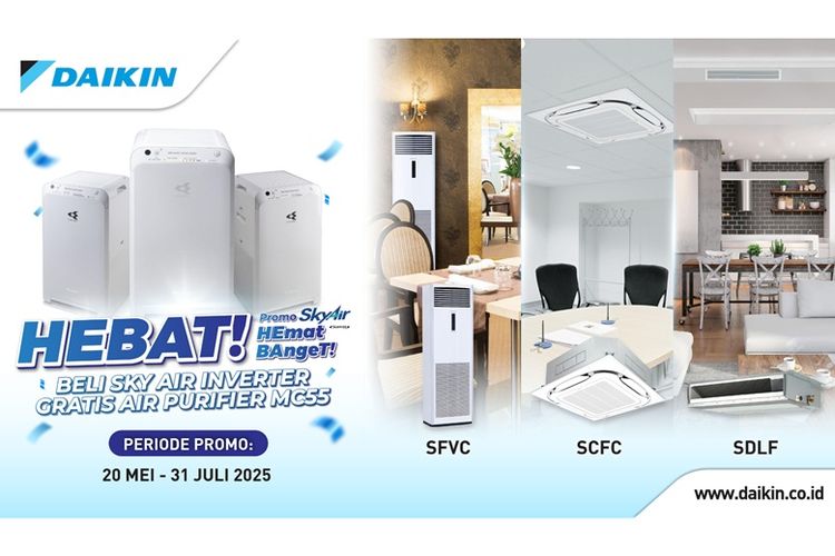 AC DAIKIN SkyAir Ceiling Mounted Cassette Round Flow. 