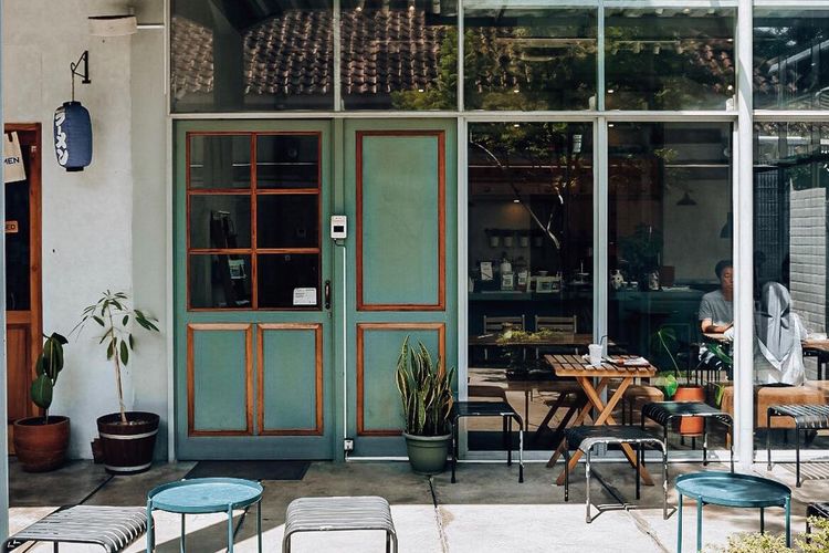 Kinokimi Coffee, salah satu kafe Instagramable di Dago Bawah, Bandung.