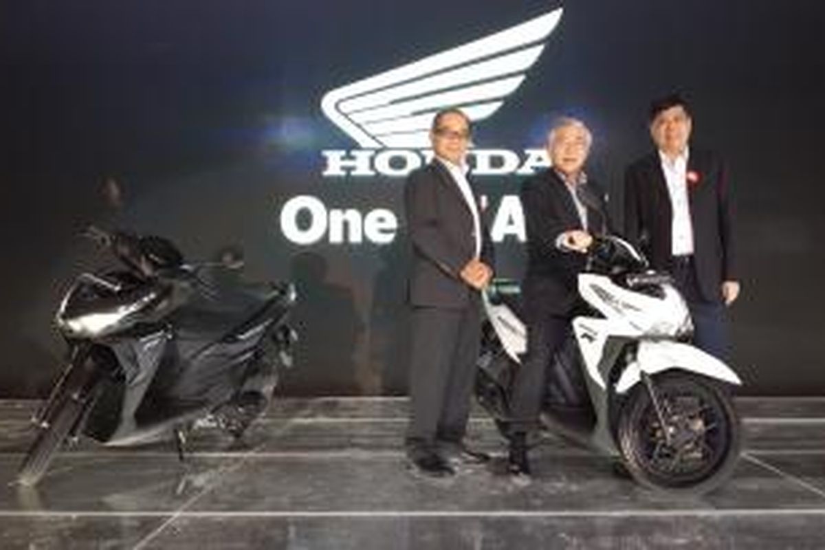 Peluncuran duet Honda Vario di Jakarta, Rabu (14/1/2015)