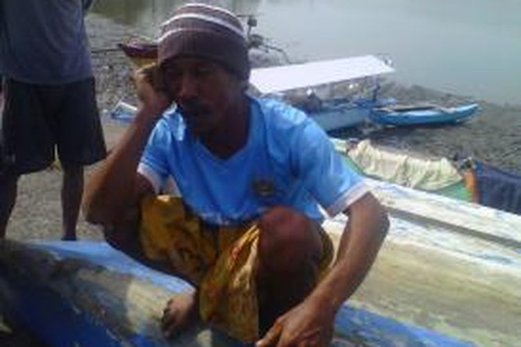 Nelayan asal Pulau Raas yang ada di Pelabuhan Boom Banyuwangi
