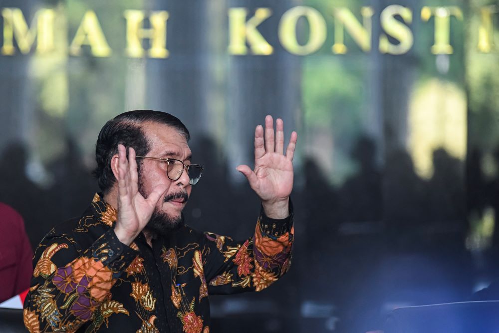 MK: Anwar Usman Tak Ikut Putus 