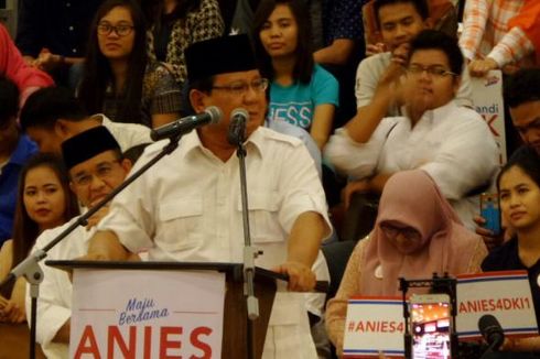 Prabowo: Menangkan Anies-Sandi, Rebut Jakarta, Selamatkan Indonesia 