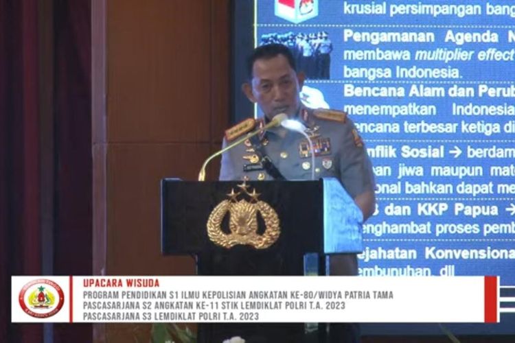 Kepala Kepolisian Negara Republik Indonesia (Kapolri) Jenderal Listyo Sigit Prabowo
