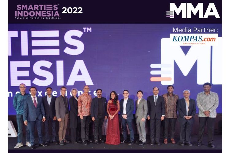 MMA Global Indonesia, mengumumkan para pemenang ajang SMARTIES Indonesia Awards 2022 yang digelar di Ritz-Carlton, Jakarta, Jumat (11/11/2022). 

