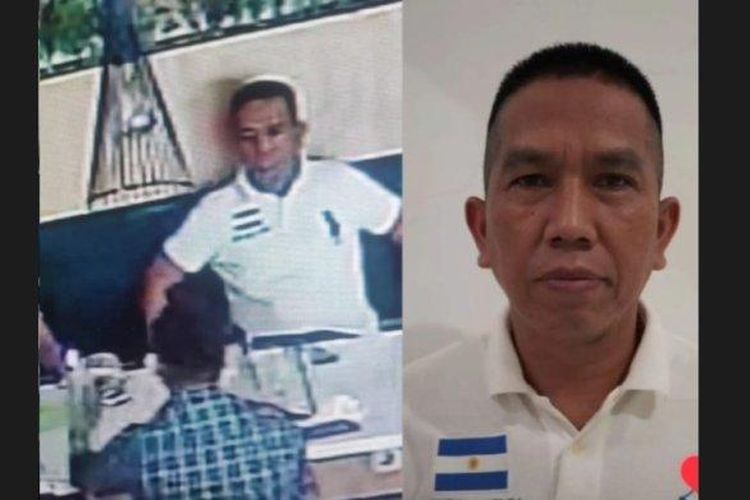 Momen saat AKBP Achiruddin Hasibuan terekam kamera sempat nongkrong di kafe.