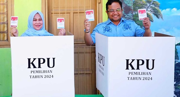 Calon Wakil Bupati Gowa Mencoblos Dekat Rumah, Tak Ada Perlakuan Khusus