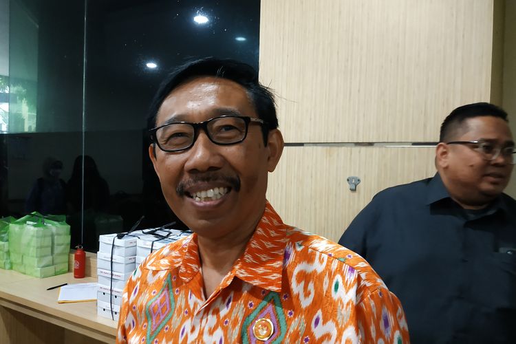 Ketua Komisi Aparatur Sipil Negara (KASN) Agus Pramusinto di kantor Bawaslu RI, Selasa (31/1/2023).