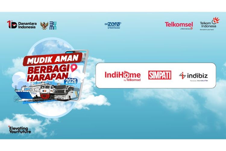 Tahun ini, Telkom Group menyediakan 27 unit bus serta tiga rute kapal laut menuju sejumlah kota di Pulau Jawa dan Sumatera. Pendaftaran dibuka mulai Selasa (3/2/2026) melalui laman resmi mudik2026.telkomgroup.id. 