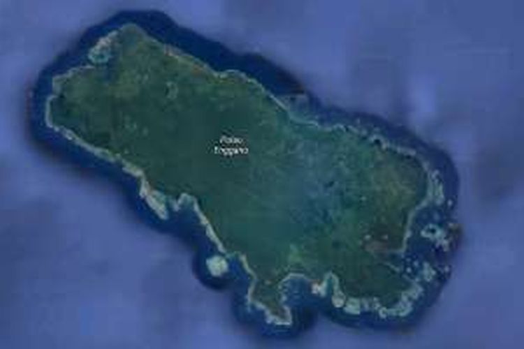 Citra satelit Pulau Enggano