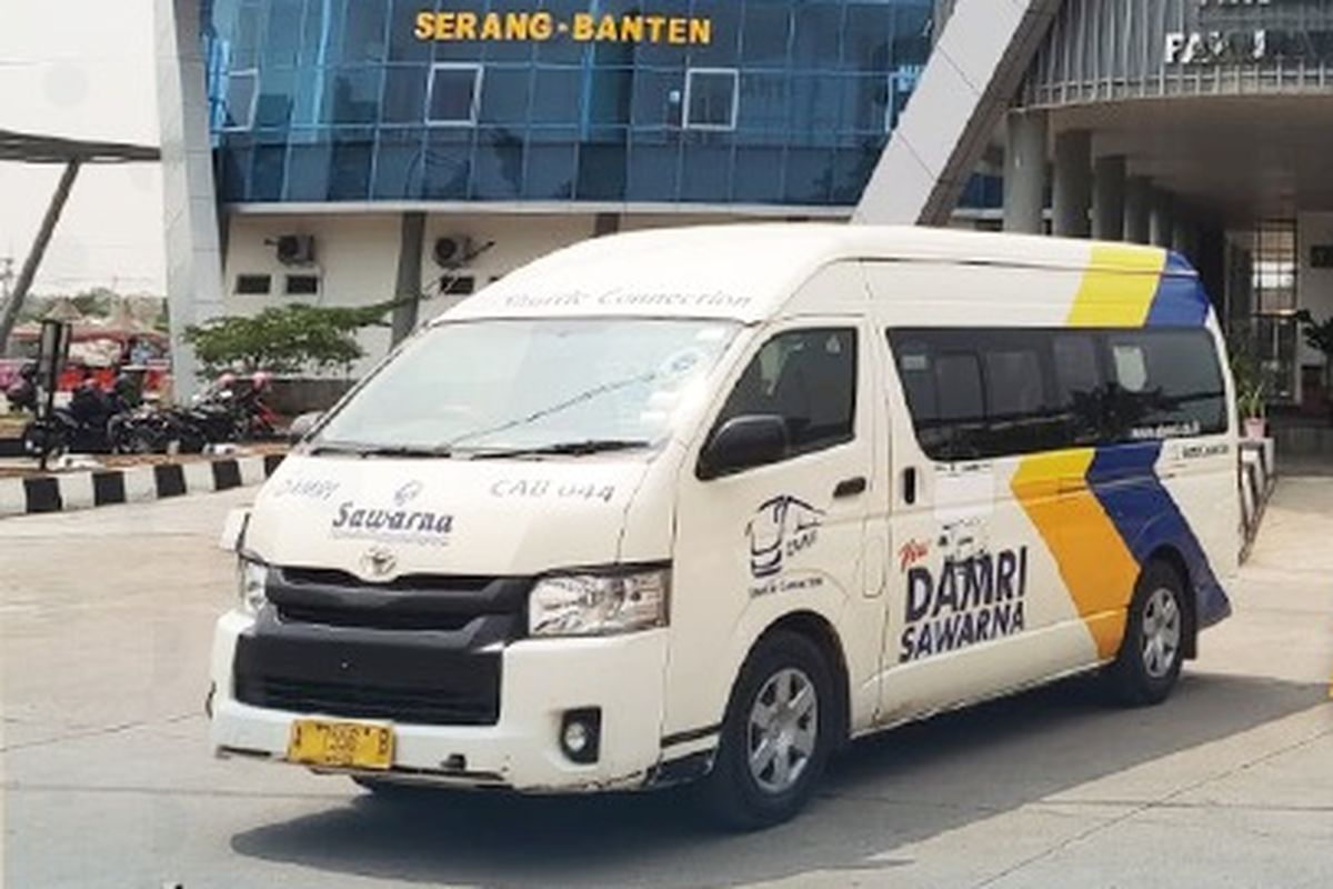 Harga tiket dan jadwal, DAMRI Stasiun Rangkasbitung-Pantai Sawarna PP