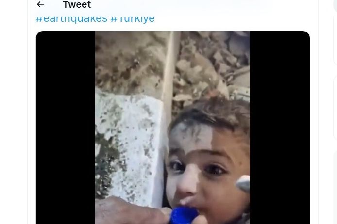 Kisah Pilu Anak Terjebak Hampir 45 Jam di Reruntuhan dari Gempa Turkiye
