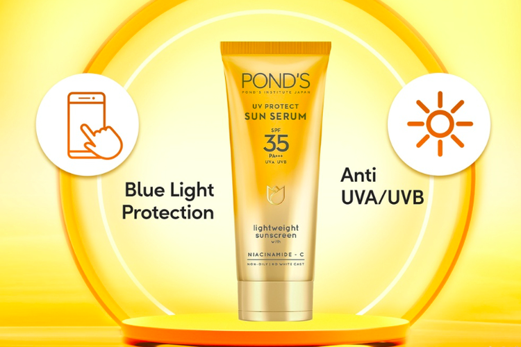 Pond?s UV Sun Serum Niacinamice-C SPF 35, rekomendasi sunscreen SPF 30
