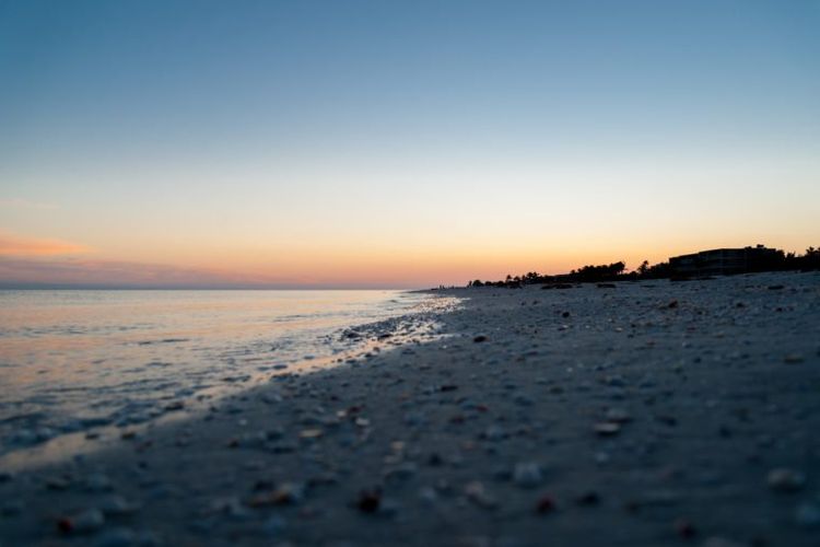 Pantai Senibel di Florida.