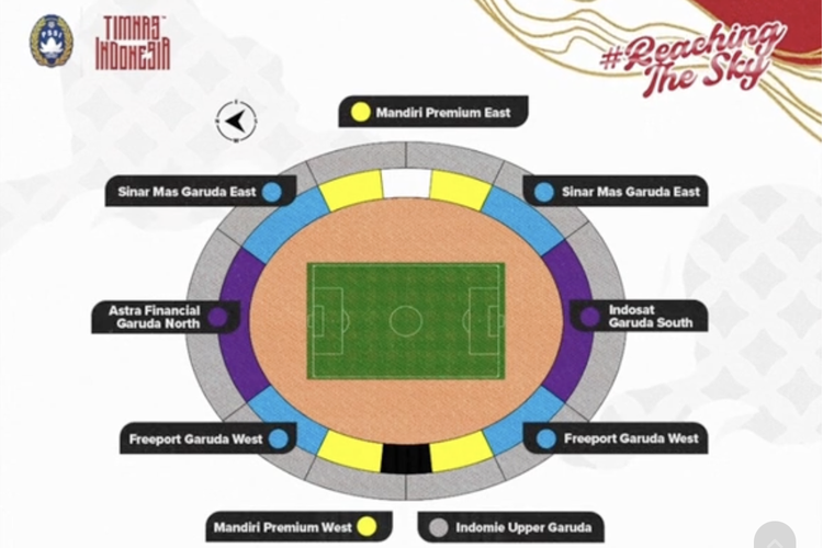 Harga Tiket Resmi Indonesia Vs Bahrain, Termurah Rp 300 Ribu