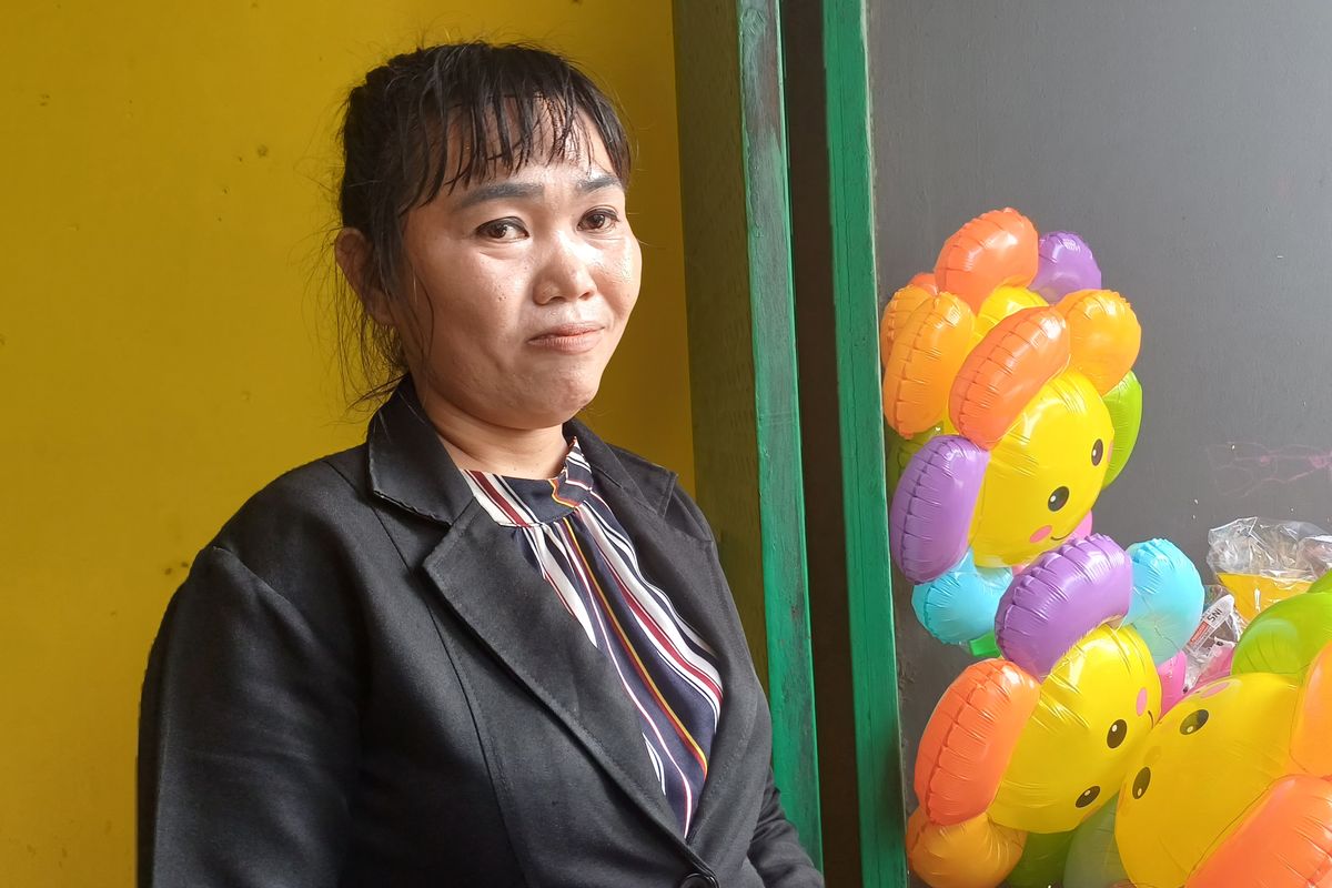 Istri terakhir Pak Tarno, Dewi di Warakas, Jakarta Utara, Senin (30/12/2024).