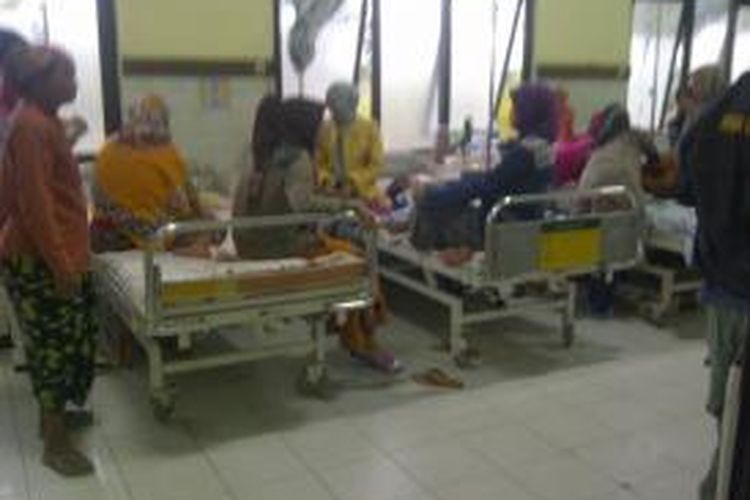 Lima bocah yang keracunan dirawat di rumah sakit setelah makan jamur. 