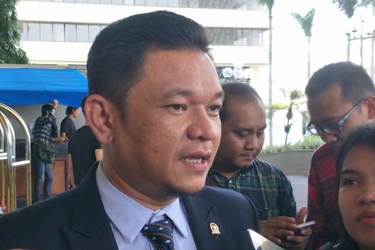 Ketua DPP Partai Golkar Ace Hasan Syadzily saat ditemui di Hotel Sari Pan Pasific, Jakarta Pusat, Rabu (7/3/2018).