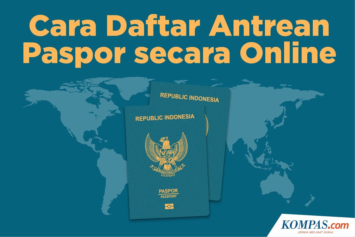 Cara Daftar Antrean Paspor secara Online