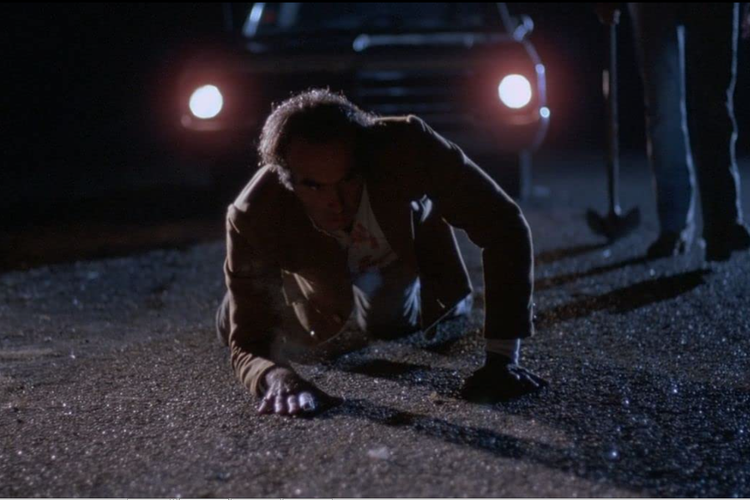 Salah satu adegan terkenal dalam film Blood Simple. 