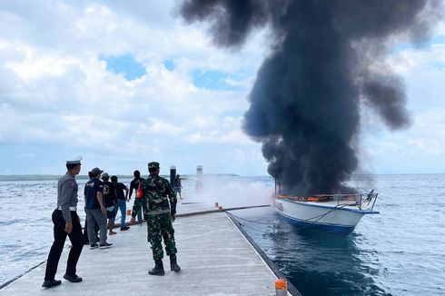 Kapal Wisata di Nusa Penida Bali Terbakar, Kapten Alami Luka Bakar 40 Persen