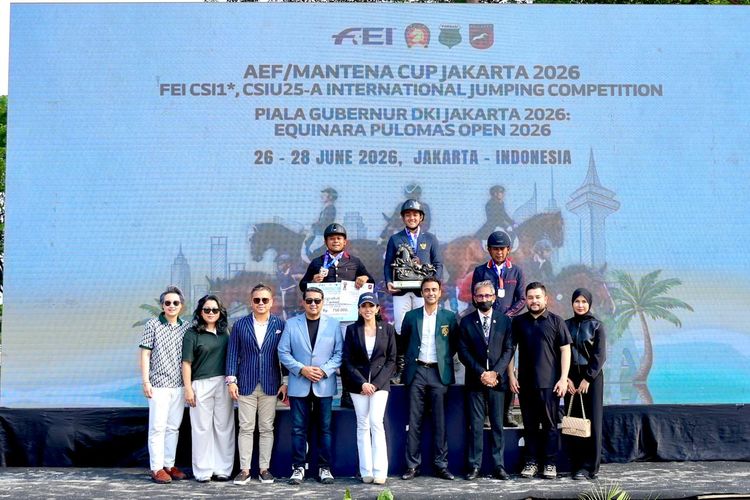 Teuku Rifat Sabet 3 Gelar Kejuaraan Berkuda AEF/MANTENA Cup Jakarta 2026