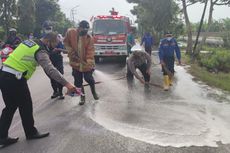 Gara-gara Tumpahan Cairan Kimia di Jalan, Nyawa Kusdiono Terenggut